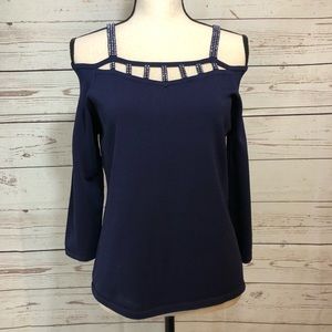 Camille La Vie Navy Sweater